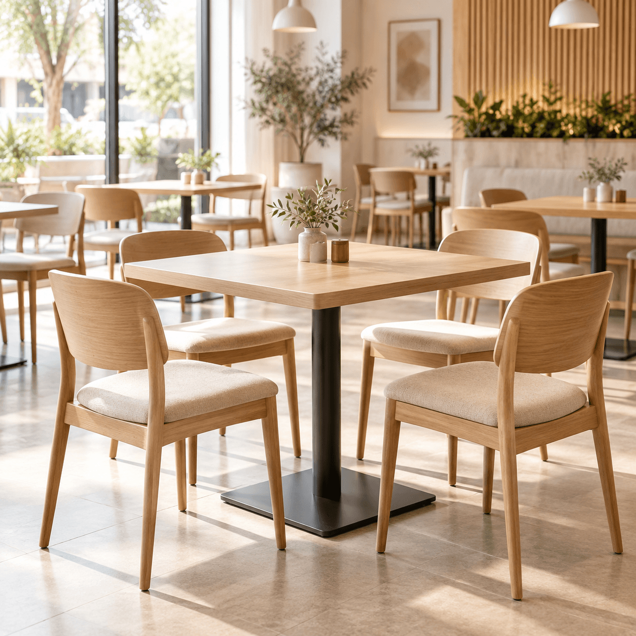 Cafeteria Chairs by Destino Furniture Studio